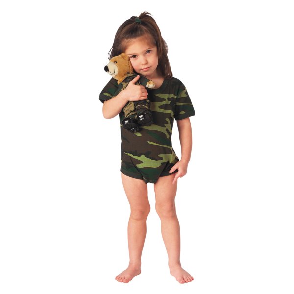 Rothco® - Infant 12-18 Months Woodland Camo Bodysuit