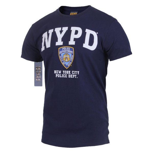 Rothco® - Officially Licensed NYPD Men's X-Large Navy Blue T-Shirt