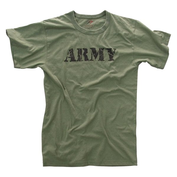 Rothco® - Vintage ARMY Men's X-Large Olive Drab T-Shirt