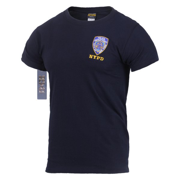 Rothco® - Officially Licensed NYPD Logo Men's Small Navy Blue T-Shirt