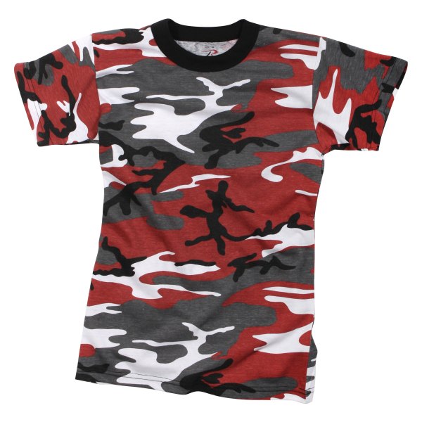 Rothco® - Kid's Medium Red Camo T-Shirt