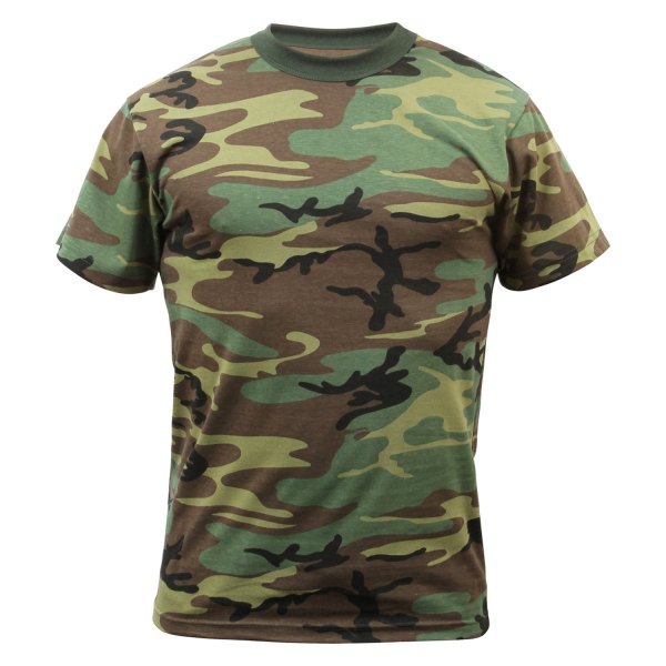 Rothco® - Kid's X-Small Woodland Camo T-Shirt