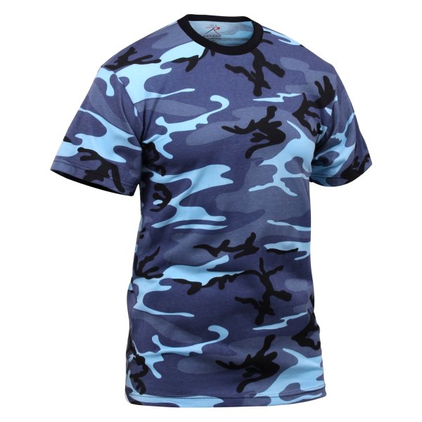 Rothco® - Kid's Medium Sky Blue Camo T-Shirt