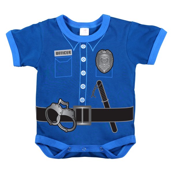 Rothco® - Infant 2T Size Police Uniform Navy One-Piece