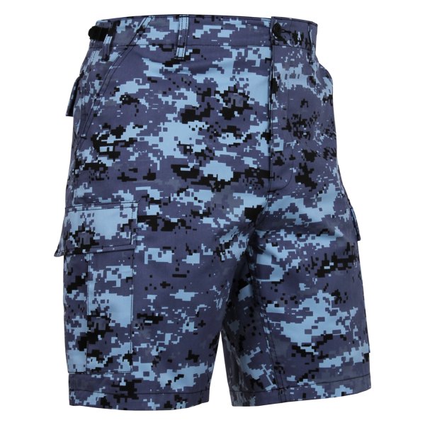 Rothco® - BDU Men's Large Sky Blue Digital Camo Shorts