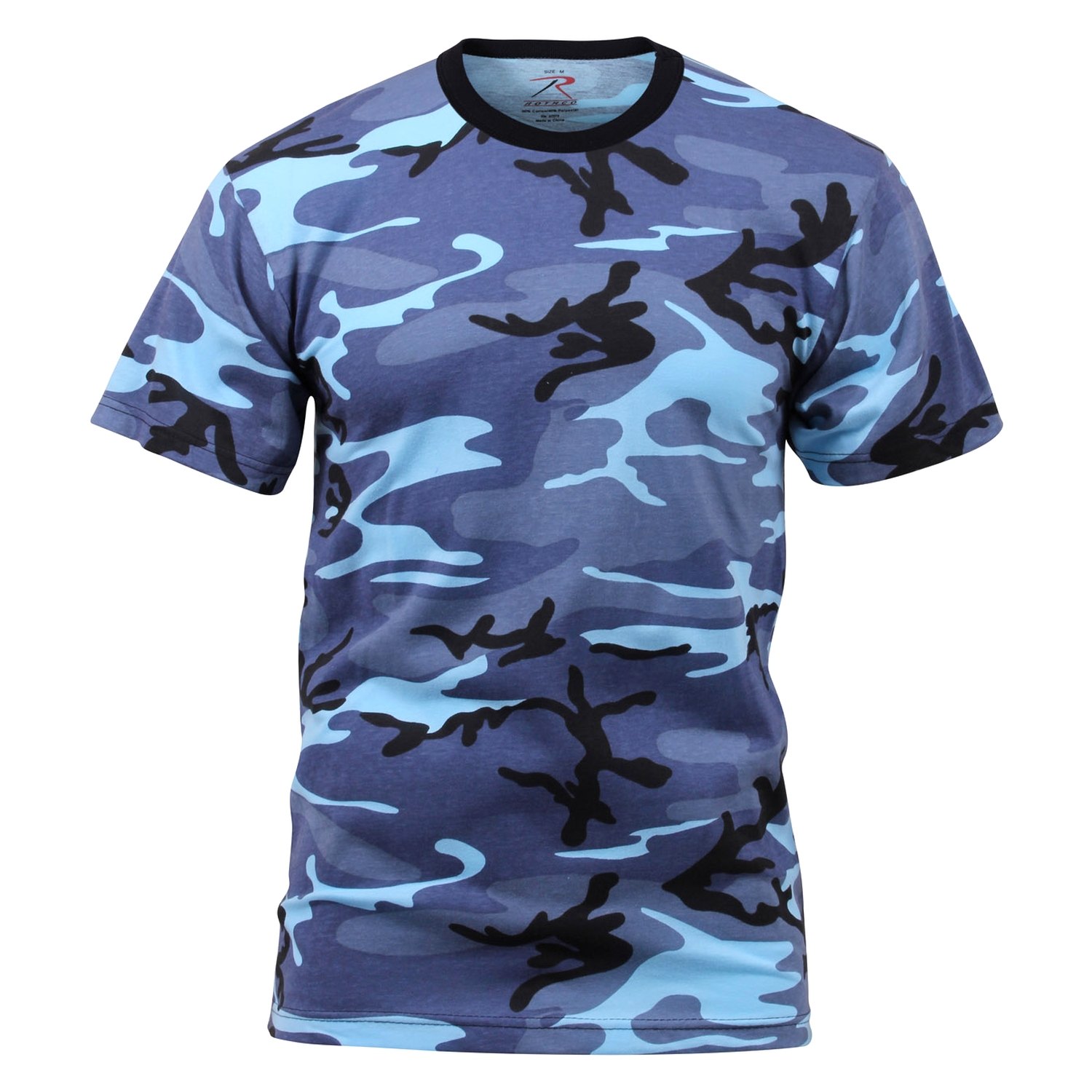 Blue camo best sale t shirt mens