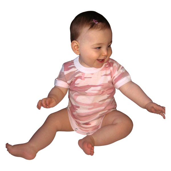 Rothco® - Infant 12-18 Months Baby Pink Camo Bodysuit