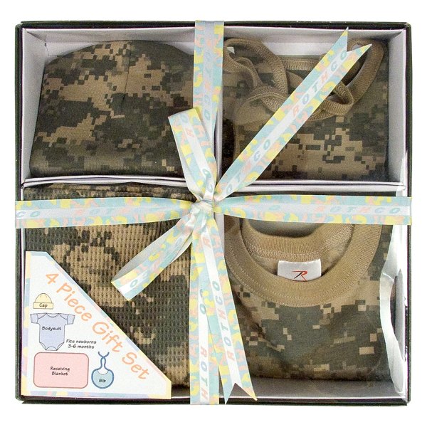 Rothco® - Infant ACU Digital Camo Boxed Gift Set 4 Pieces