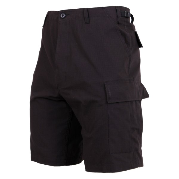 Rothco® - BDU Men's Large Black Ripstop Shorts