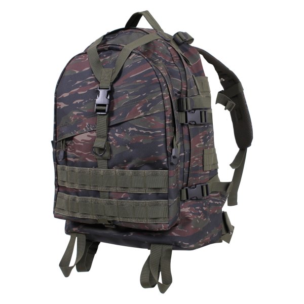 Rothco® - 19" x 15" x 8" Tiger Stripe Camo Tactical Backpack