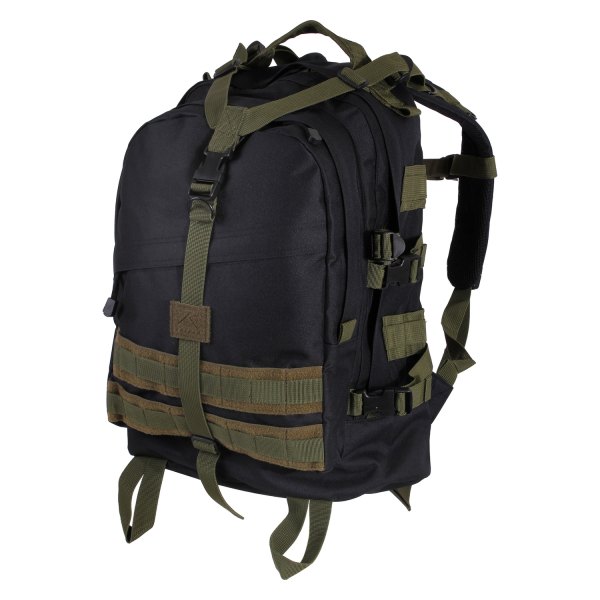 Rothco® - Transport™ 19" x 15" x 8" Black Tactical Backpack
