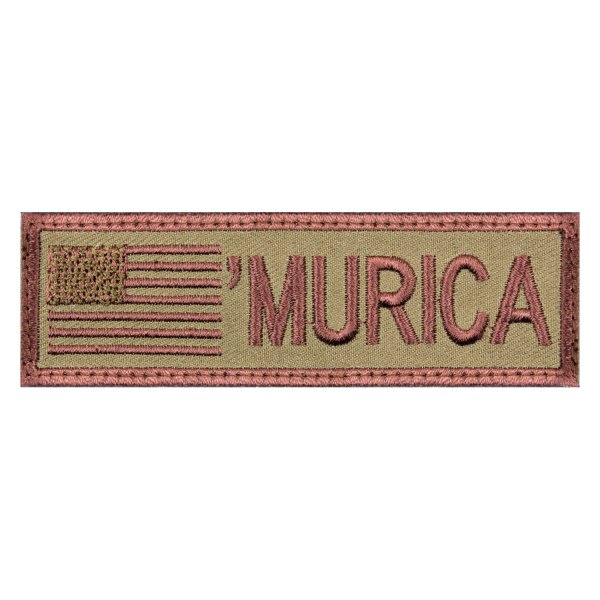 Rothco® - Murica Flag 4" x 1.125" Embroidered Patch