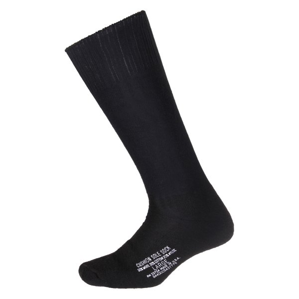 Rothco® - Black Medium Crew Men's Cushion Sole Socks