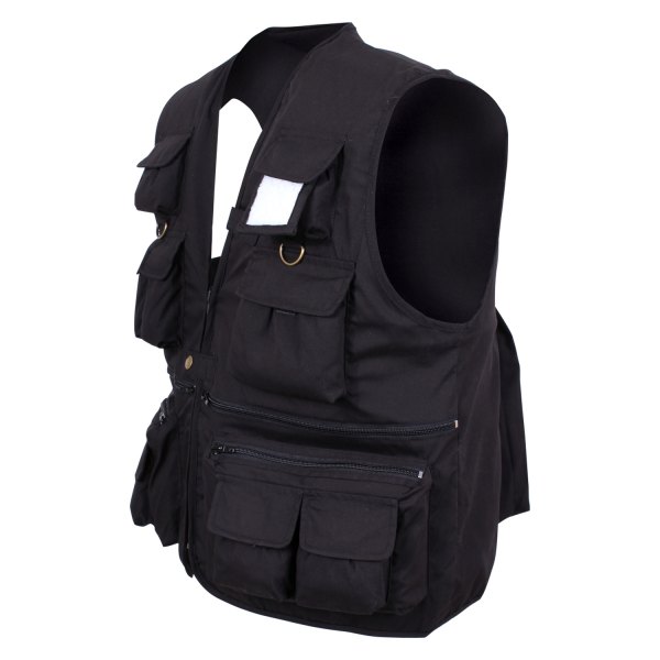 Rothco® - Large Black Uncle Milty Travel Vest