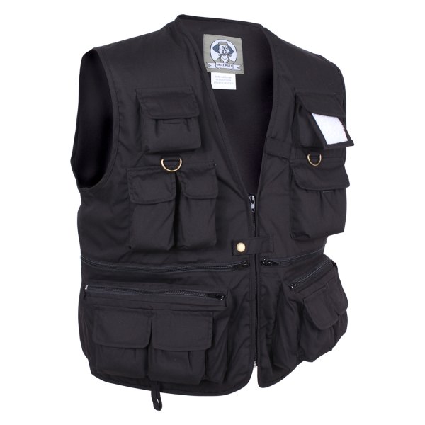 Rothco® - Small Black Uncle Milty Tactical Vest