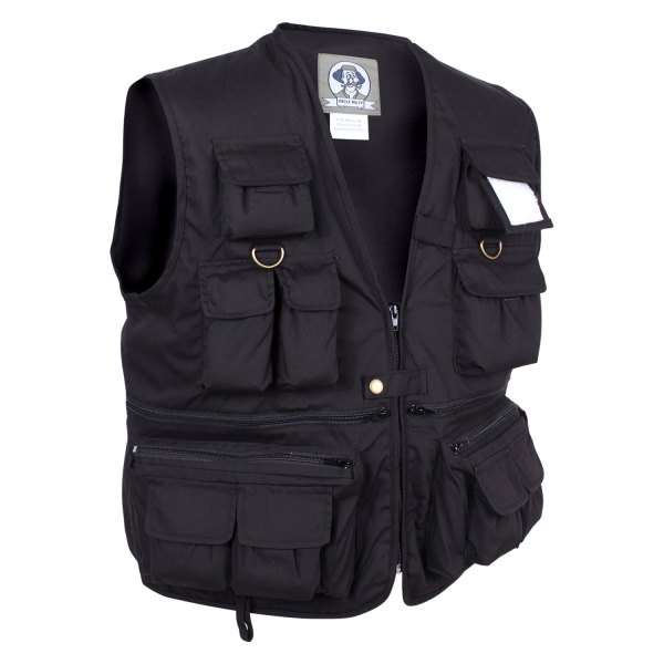 Rothco® - 3X-Large Black Uncle Milty Travel Vest
