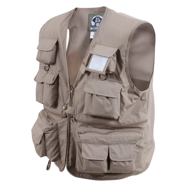 Rothco® - Large Khaki Uncle Milty Travel Vest