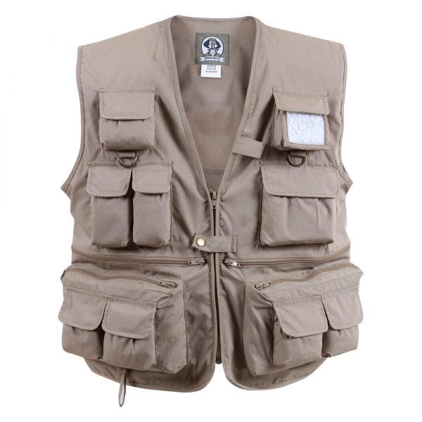 Rothco® - 3X-Large Khaki Uncle Milty Travel Vest