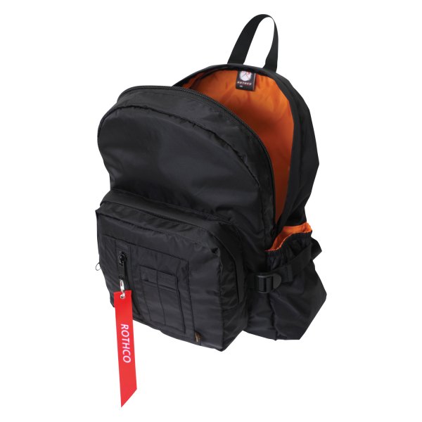Rothco® - MA-1 Bomber™ 15" x 13.5" x 7" Black Unisex Everyday Backpack