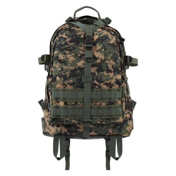 Rothco® - 19" x 15" x 8" Woodland Digital Camo Tactical Backpack