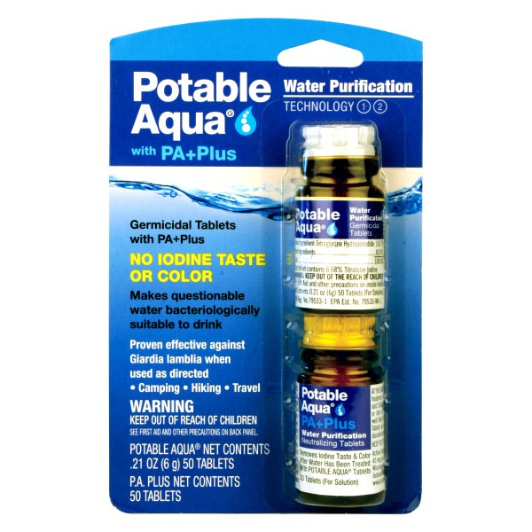Rothco® - Potable Aqua P.A. Plus 2 Step Water Treatment