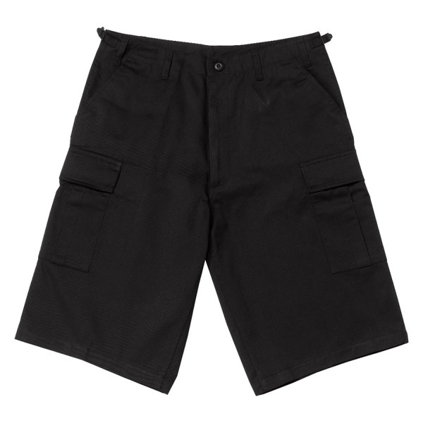 Rothco® - BDU Men's Large Black Long Length Shorts