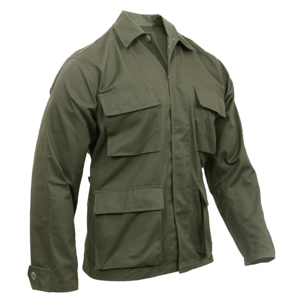 Rothco® - BDU Men's 3X-Large Olive Drab Poly/Cotton Twill Solid Long Sleeve Shirt