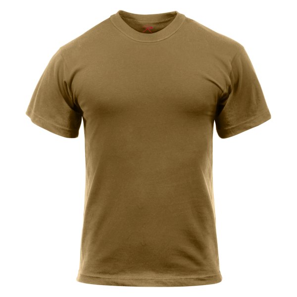 Rothco® - Men's XX-Large Brown Cotton T-Shirt