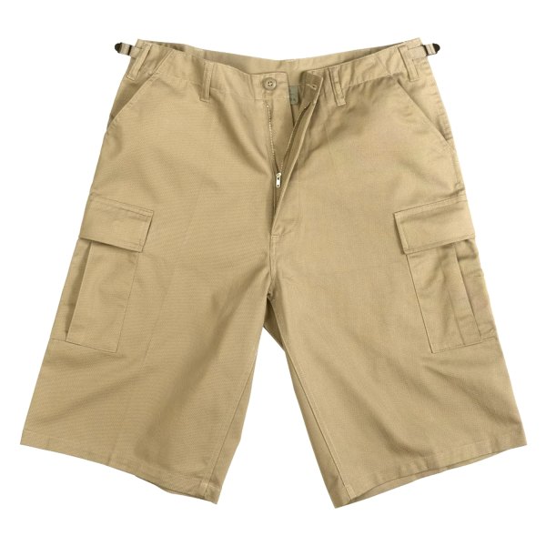 Rothco® - BDU Men's Medium Khaki Long Length Shorts