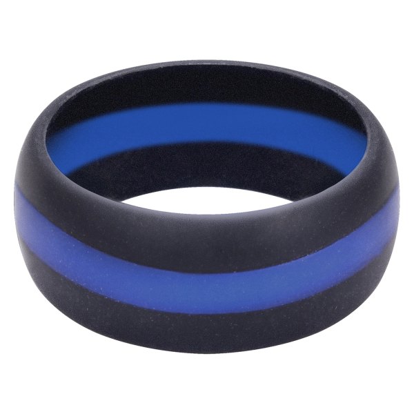 Rothco® - Thin Blue Line 10 Size Silicone Ring