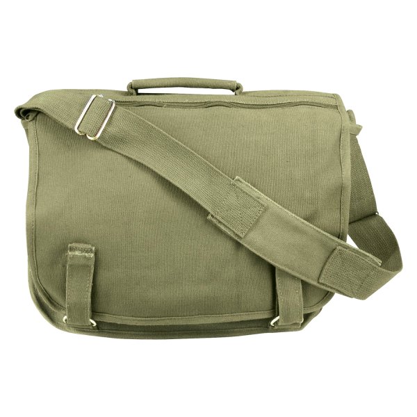 Rothco® - European School™ 15" x 11" x 8.5" Olive Drab Messenger Bag