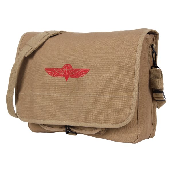 Rothco® - 15" x 11" x 4" Khaki Israeli Paratrooper Tactical Shoulder Bag