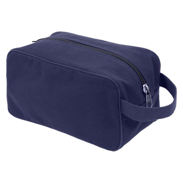 Rothco® - 10" x 5" x 5" Navy Blue Canvas Travel Bag
