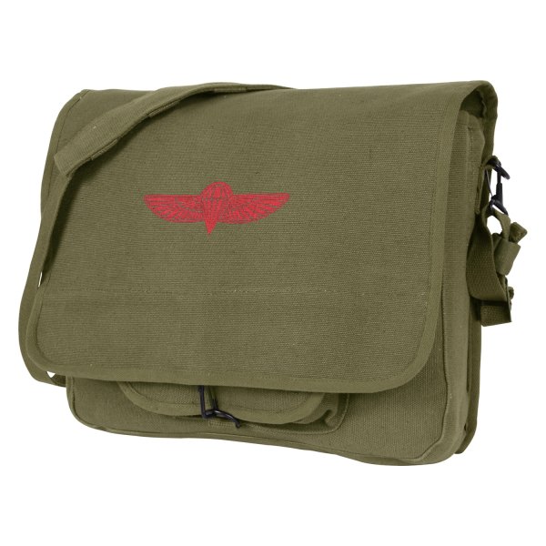 Rothco® - 15" x 11" x 4" Olive Drab Israeli Paratrooper Tactical Shoulder Bag