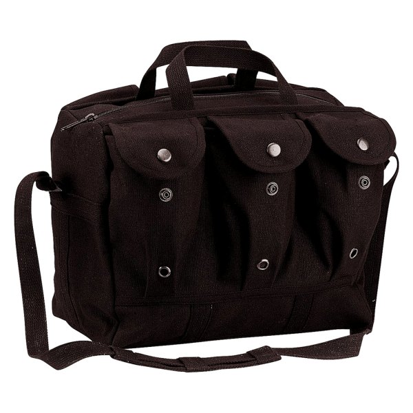 Rothco® - 11" x 9" x 6" Black Equipment Tactical Shoulder Bag