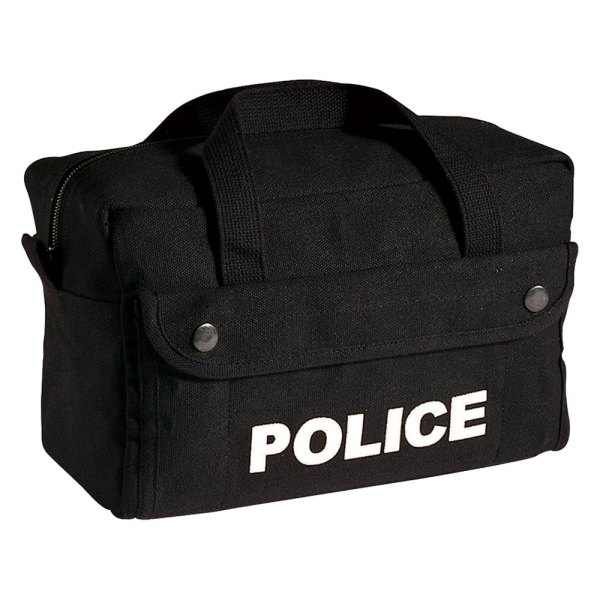 Rothco® - 11" x 7" x 6" Black Police Logo Tactical Bag