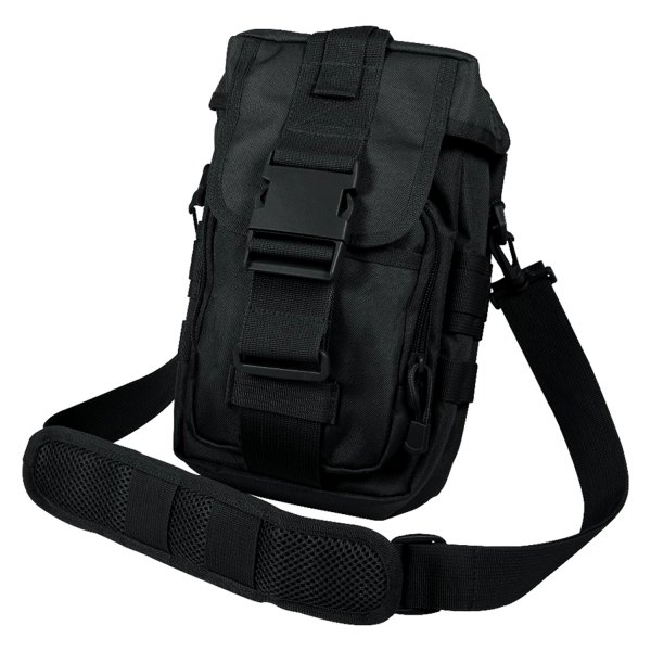 Rothco® - 12" x 4" x 6" Black Flexipack MOLLE Tactical Shoulder Bag