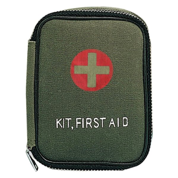 Rothco® - Olive Drab Military Zipper First Aid Kit