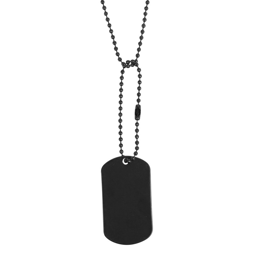 8394 for sale online Rothco Black Dog Tag Chain Set 