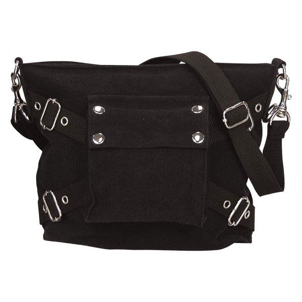 Rothco® - 11" x 8" x 4" Black One-Pocket Shoulder Bag