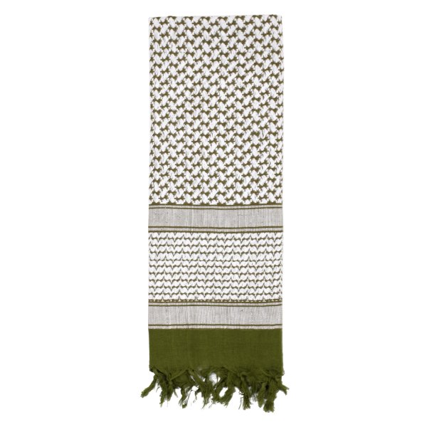 Rothco® - Tactical Olive Drab/White Shemagh Desert Keffiyeh Scarf