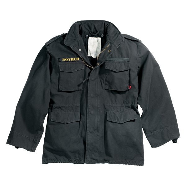 Rothco® - Vintage M-65 Men's Large Black Field Jacket