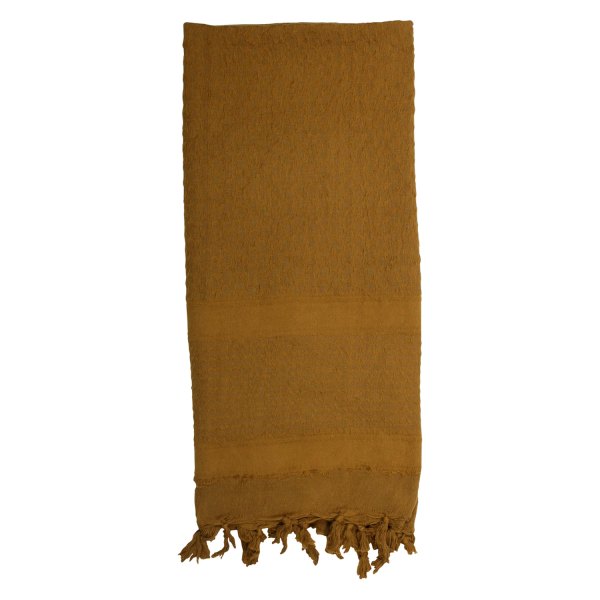 Rothco® - Solid Color Tactical Coyote Brown Shemagh Desert Keffiyeh Scarf
