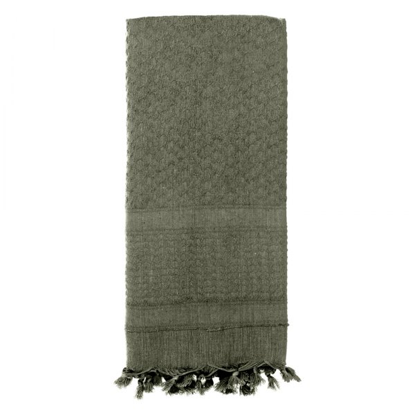 Rothco® - Solid Color Tactical Foliage Green Shemagh Desert Keffiyeh Scarf