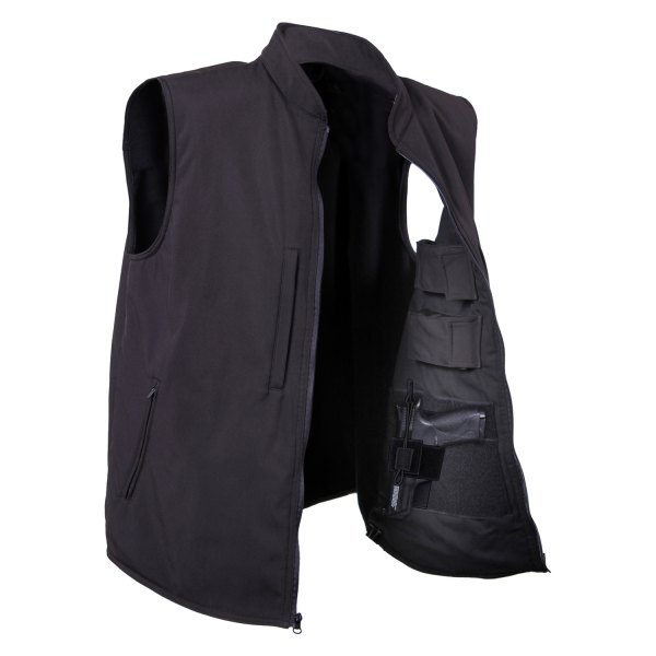 Rothco® - 3X-Large Black Concealed Carry Soft Shell Vest