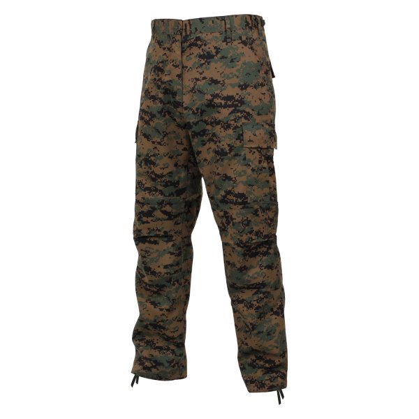 Rothco® - Tactical BDU Men's 39" Woodland Digital Camo Pants