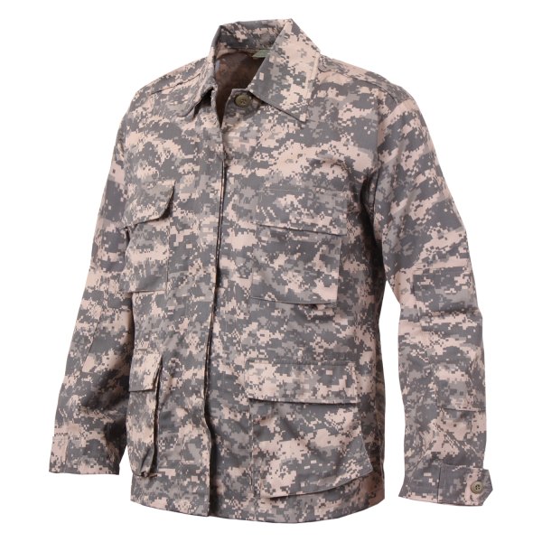 Digital Camo Twill Button Down Shirt Long Sleeves