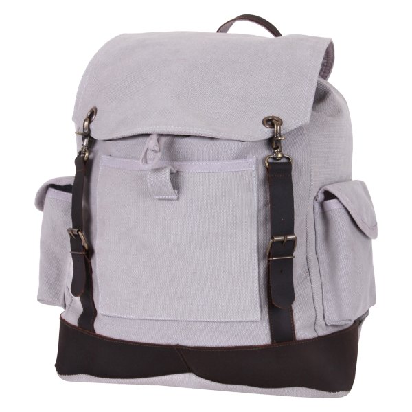 Rothco® - Vintage™ 16.25" X 13.5" x 5.25" Gray Expedition Rucksack