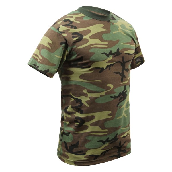 Rothco® 8781 - Men's 3X-Large Woodland Camo T-Shirt - RECREATIONiD.com