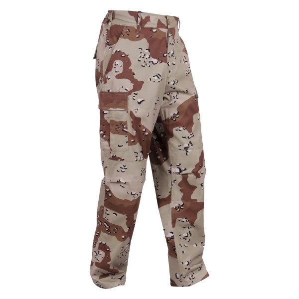 Rothco® - Tactical BDU Men's 39" 6-Color Desert Camo Pants